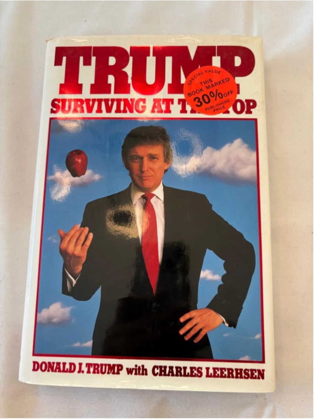 Trump Surviving at the Top Book, One Size, Blue and Red #E86